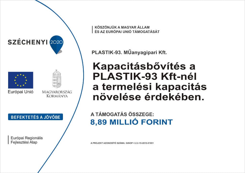 Széchenyi 2020 támogatás plakát – 1